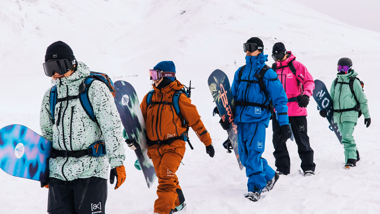 Test snowboards in our test centers