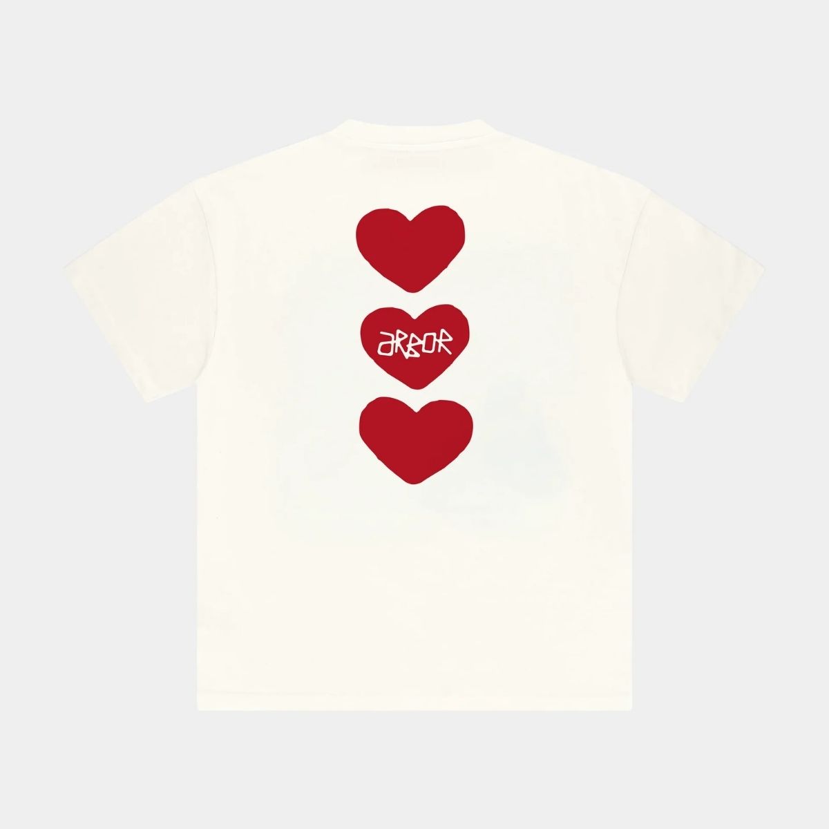 Arbor Red Triple Hearts T-Shirt