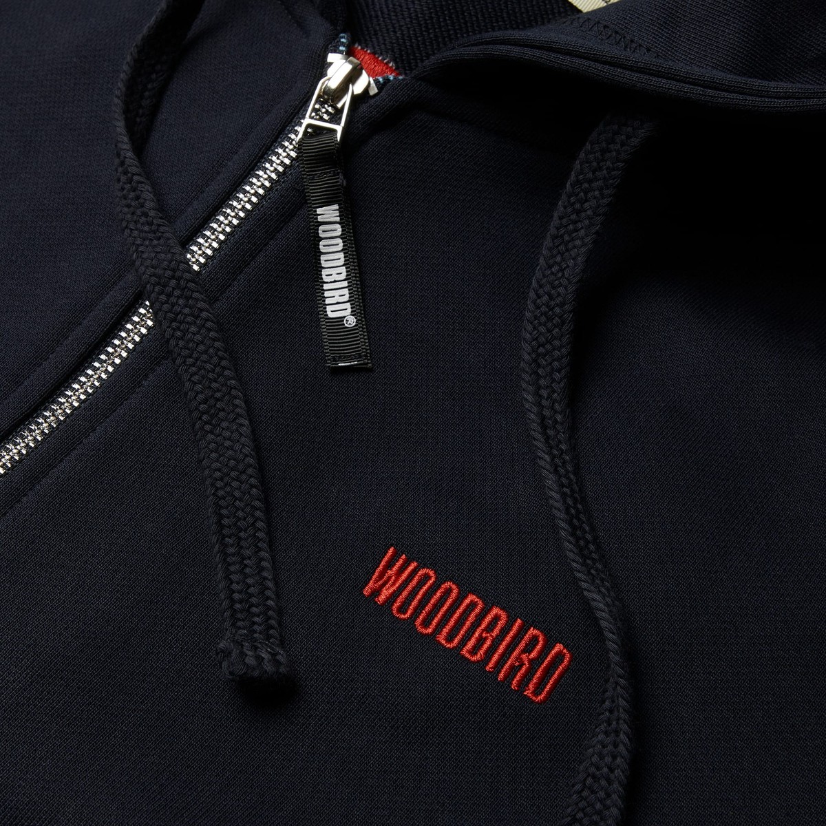Woodbird Mens Paw Emblem Zip Hoodie