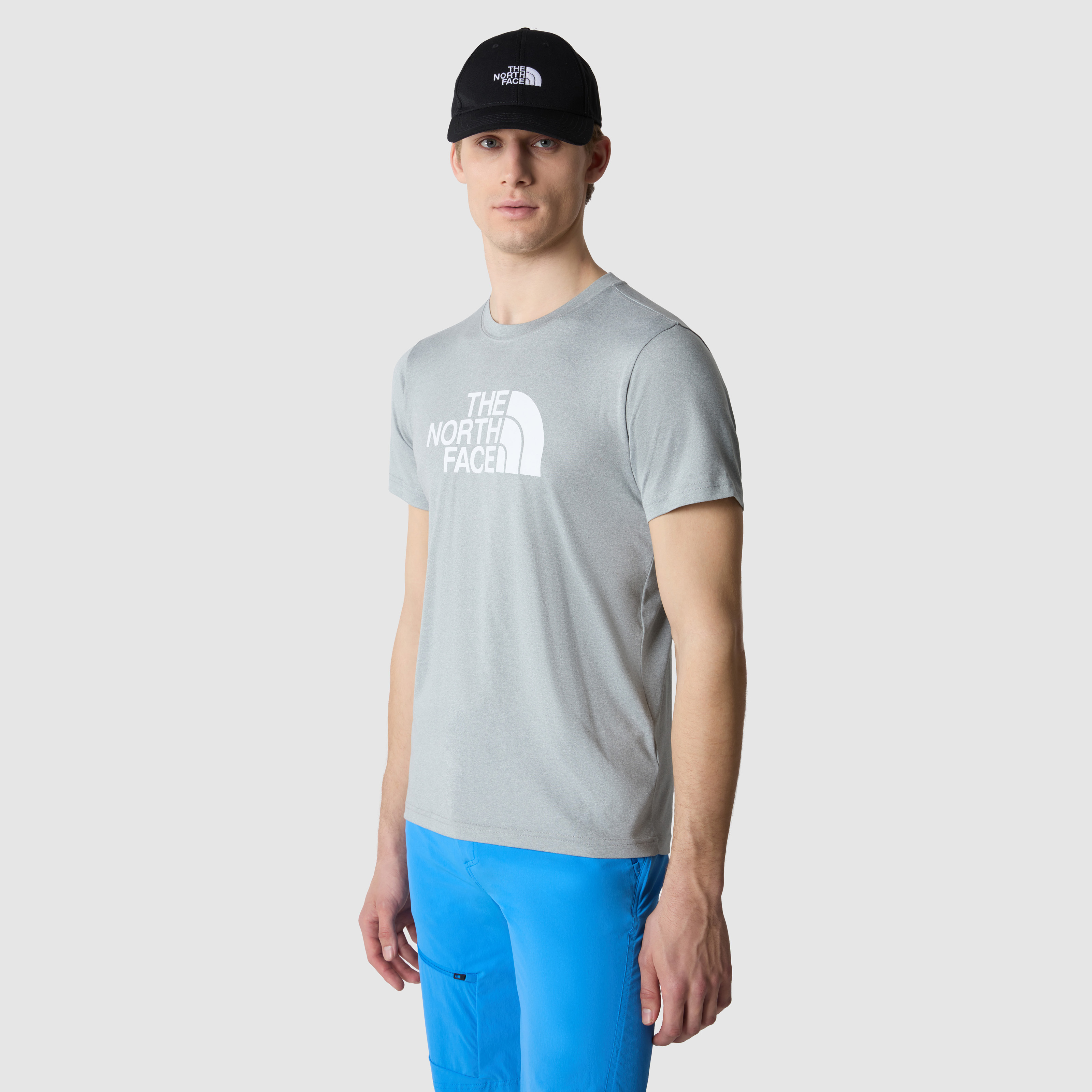 The North Face Mens Reaxion Easy Tee 2024, x8a_mid_grey_hthr, L