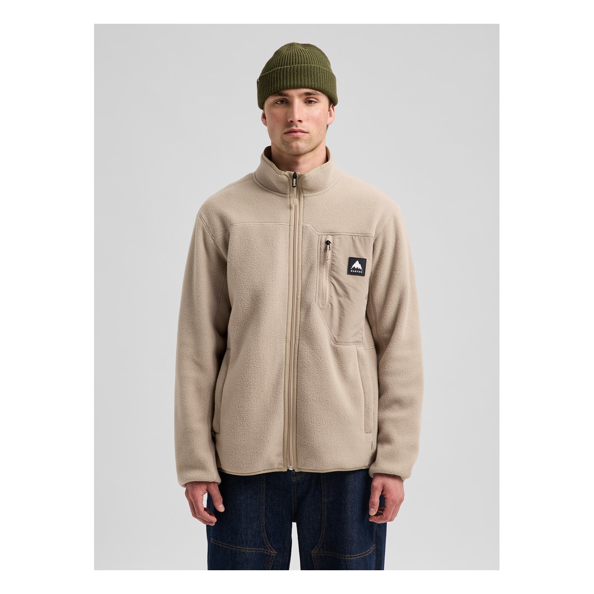 Burton Mens Cinder Full-Zip Fleece