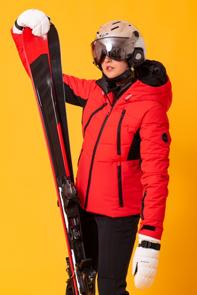 Icepeak Womens Electra Jacket 640 Coral Red 38 6438568881757