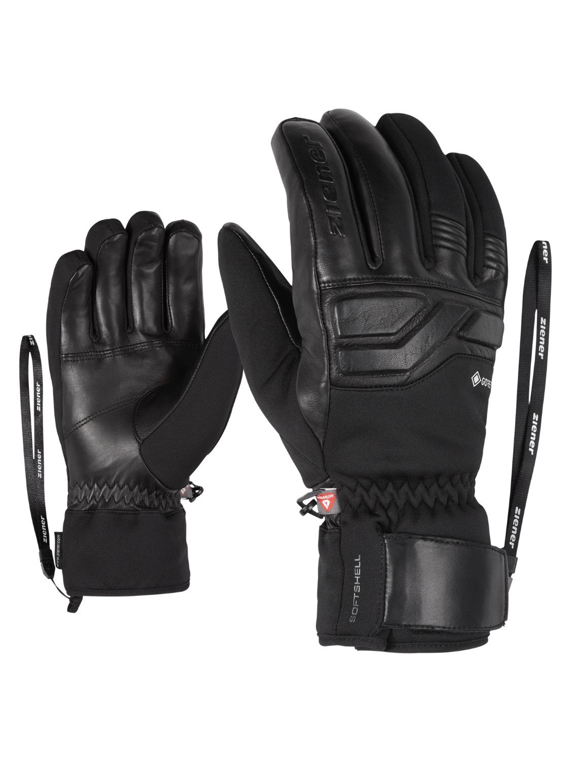 Ziener Damen Skihandschuhe Winterhandschuhe KRISTALL AQUASHIELD® AW schwarz 