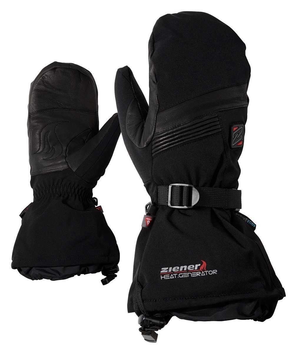 ZIENER leichte Trainer Race Ski Handschuhe Protektoren Goach schwarz orange neu 