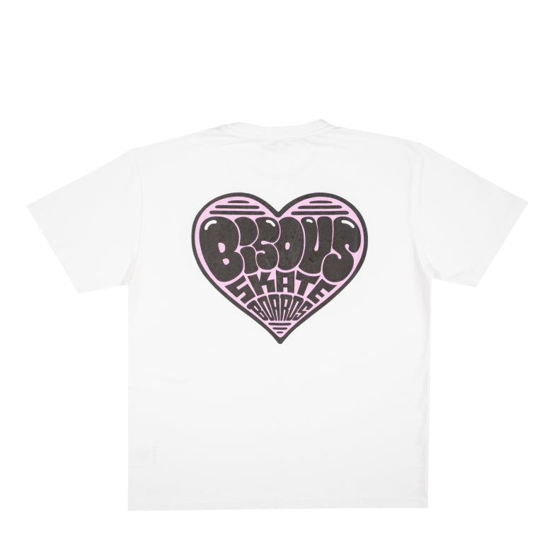 Bisous Skateboards T-shirts Heart