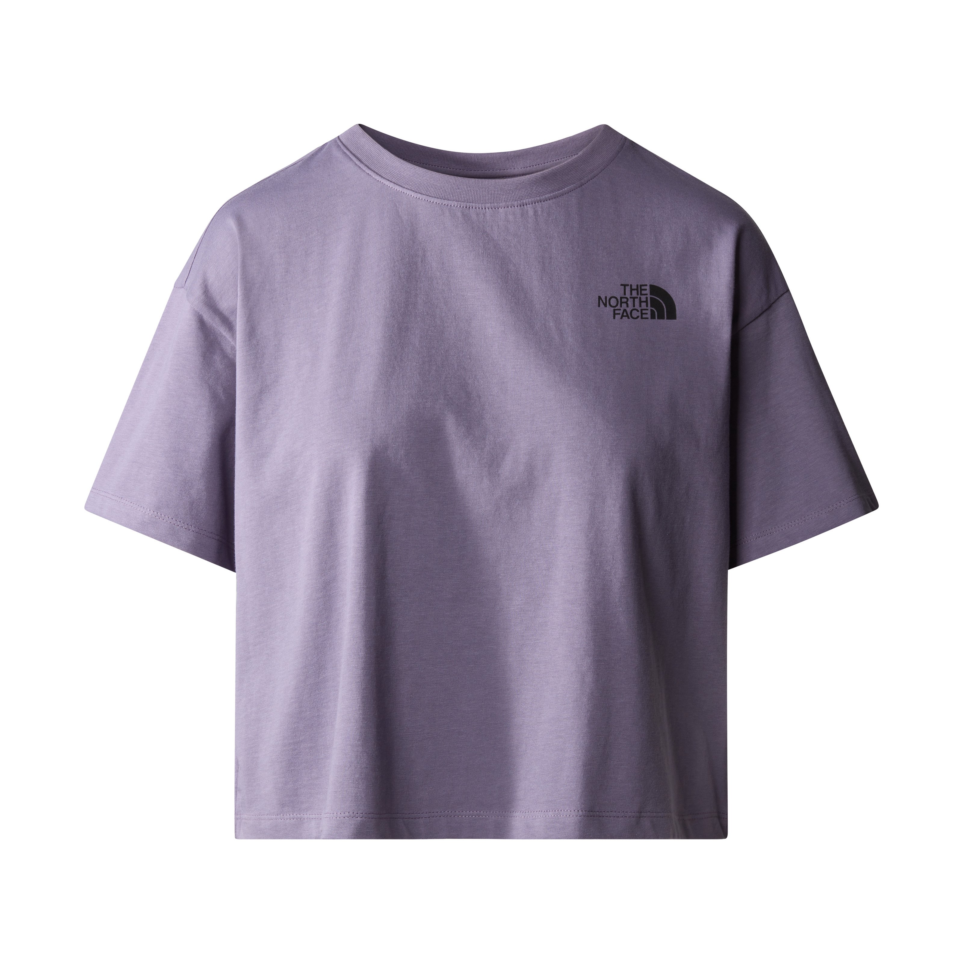 The North Face W Cropped Simple Dome Tee 2023 | n141_lunar_slate | S |  196249630686