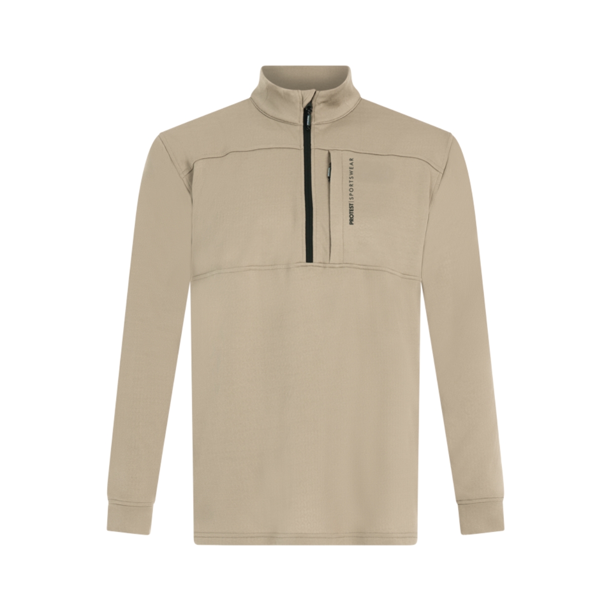 Protest Mens Prtgraphic  1/4 Zip Active Top