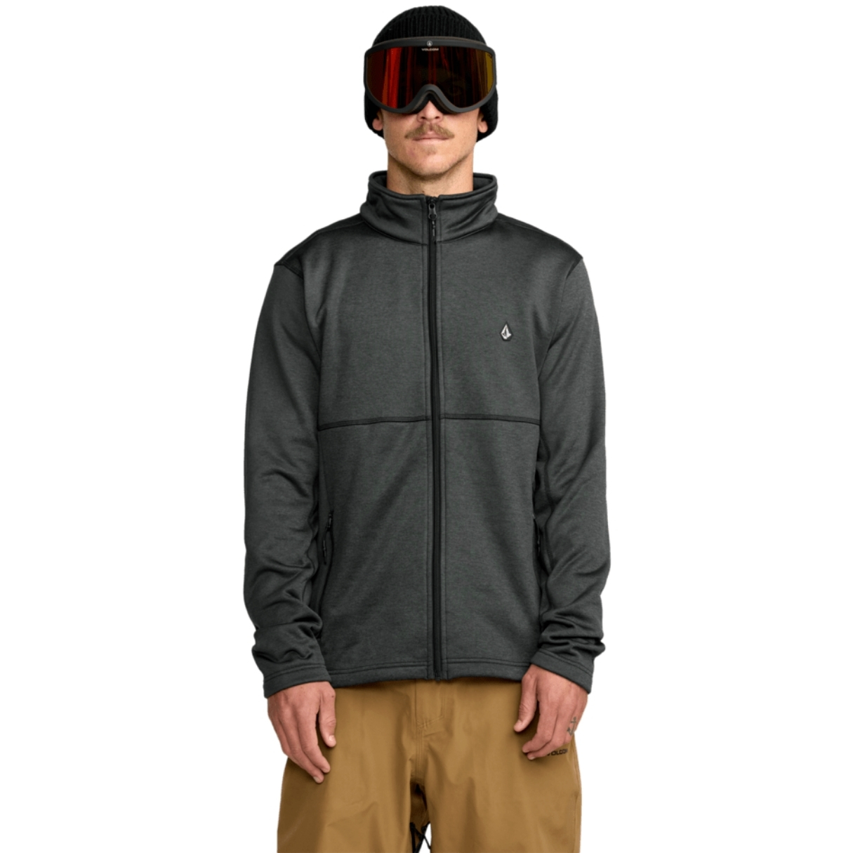 Volcom Mens Snowbound Fleece Fz