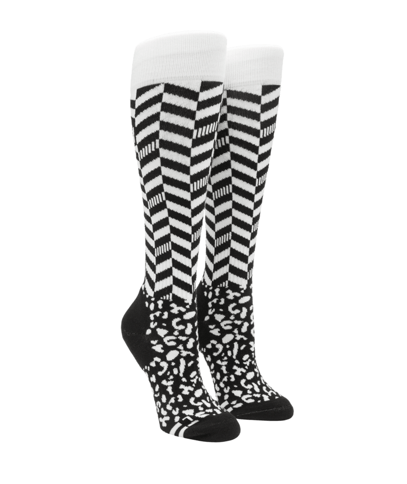 Volcom Womens Cheetah Chev Otc Sock