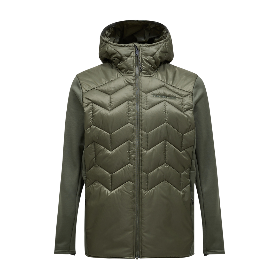 Peak Performance Mens Elevate Liner Hybrid Hood Jacket Peak Performance Mens Elevate Liner Hybrid Hood Jacket