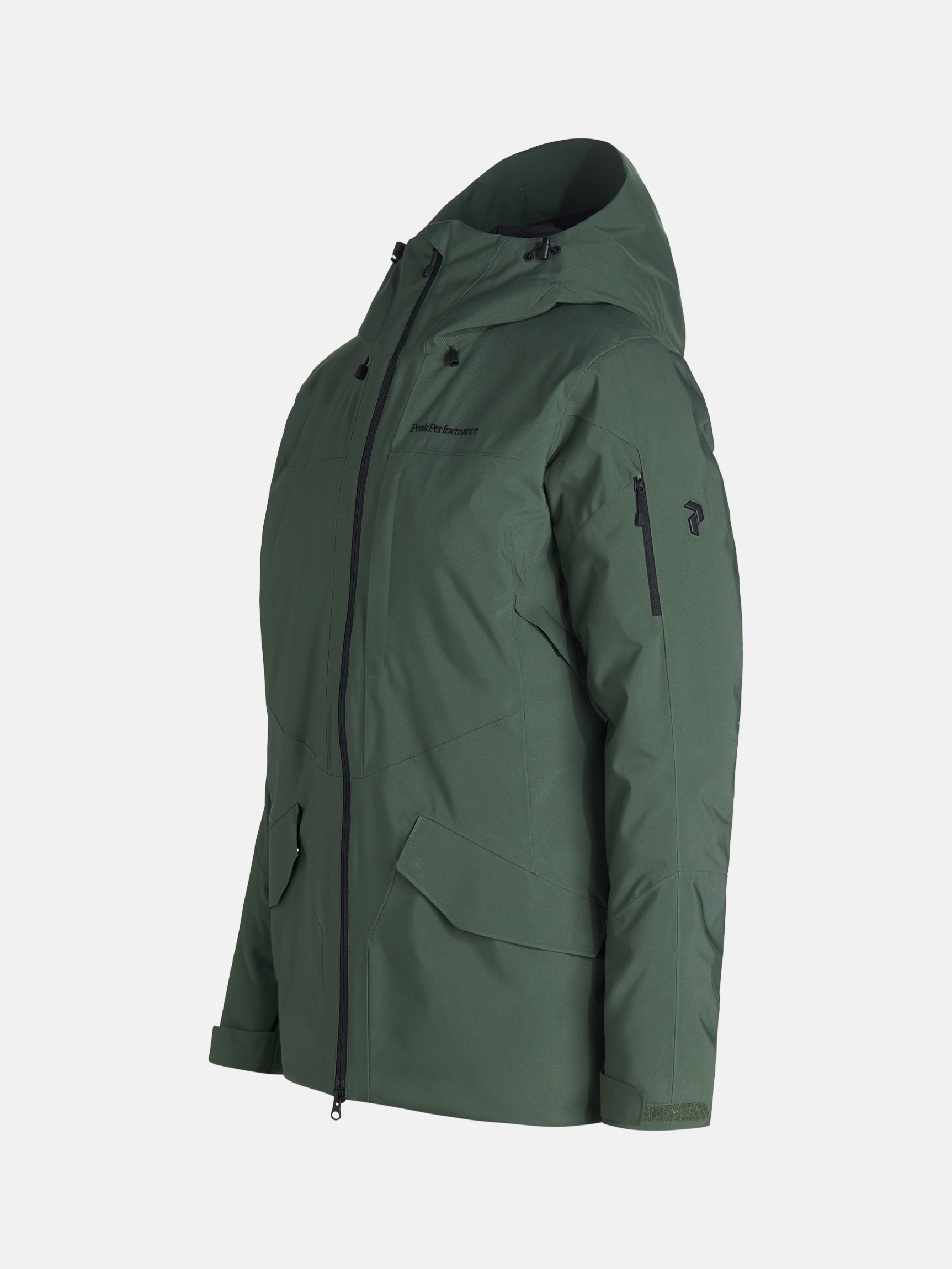 Peak Performance M Maroon Long Jacket 