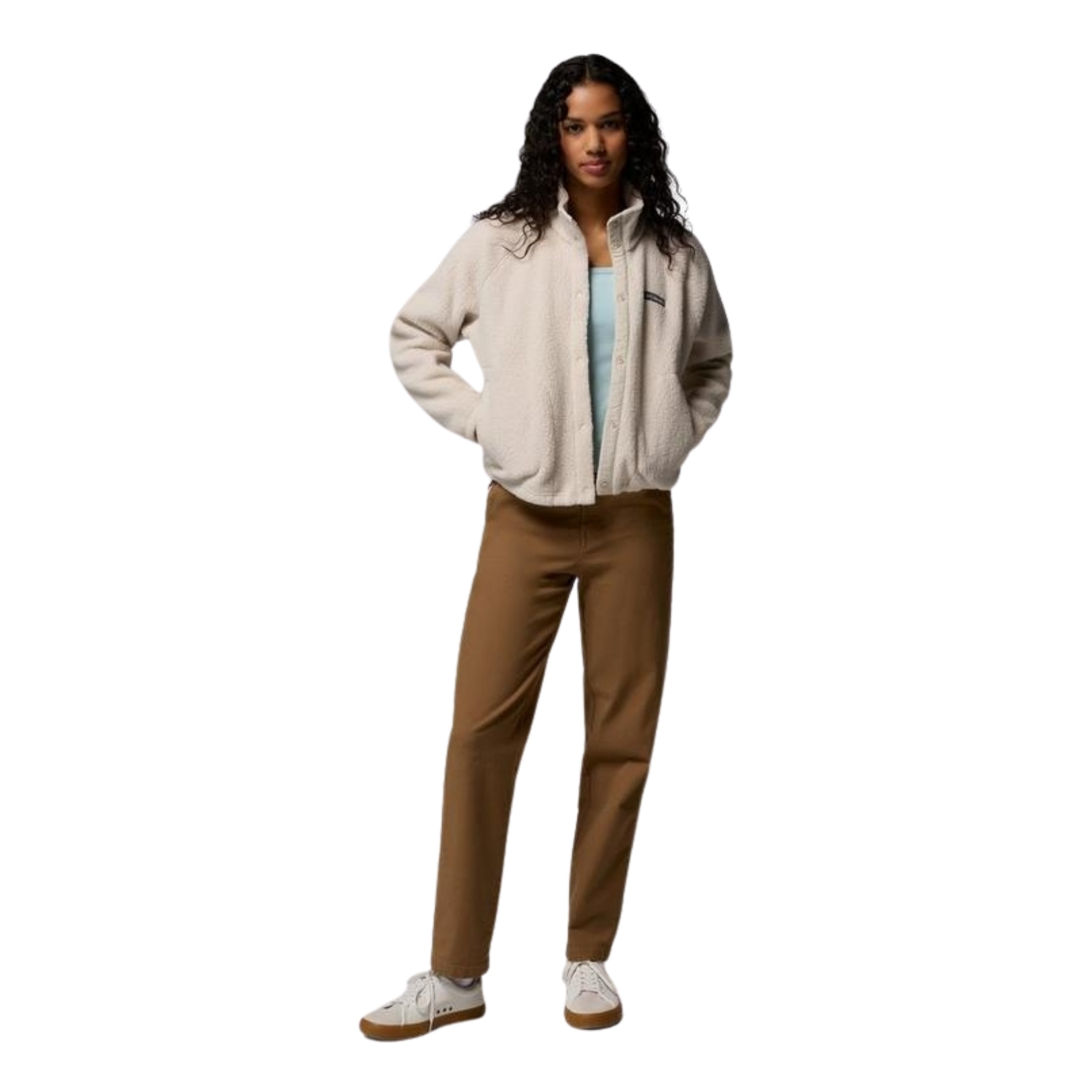 Columbia Womens Jasper Ridge Pebbled Fleece Full Snap