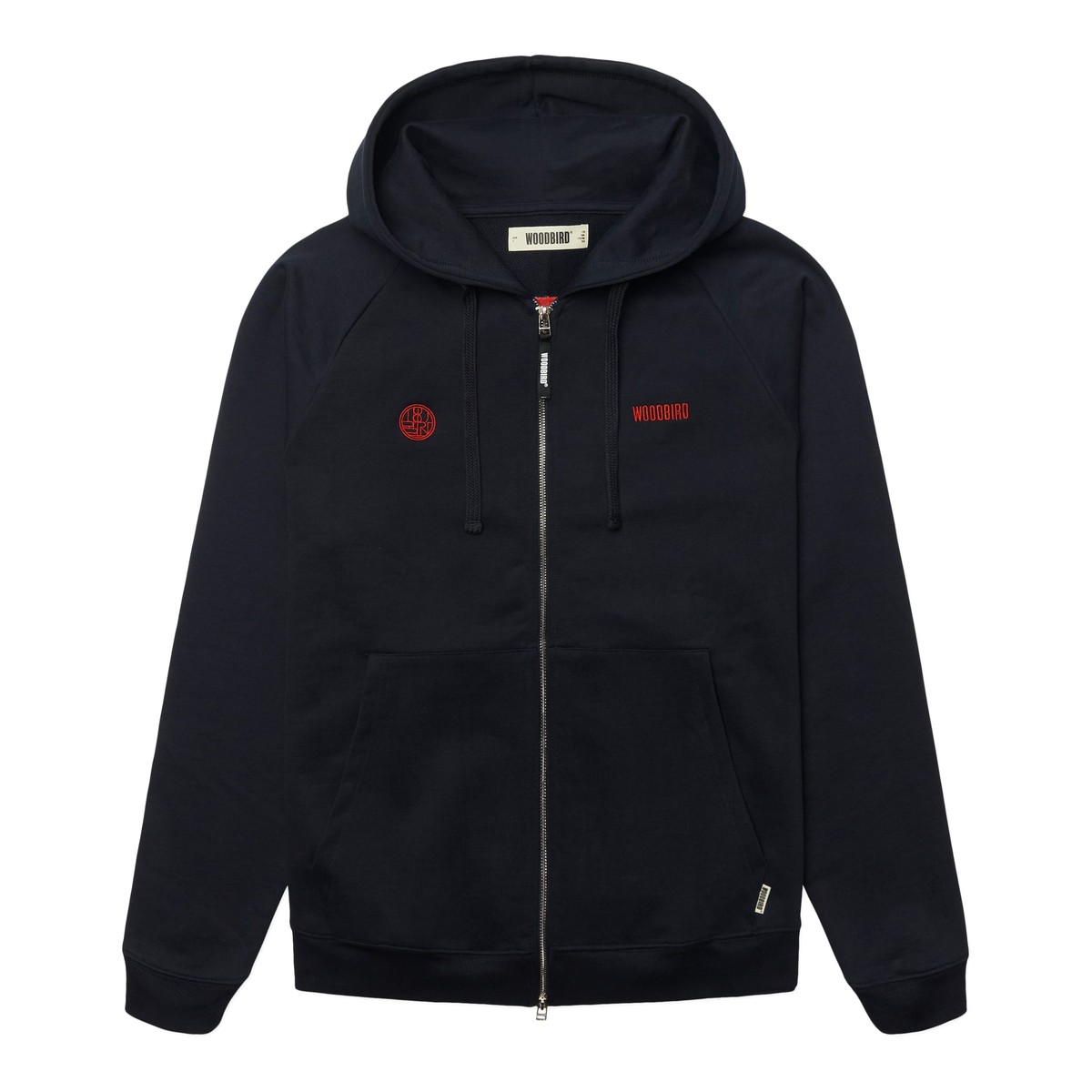 Woodbird Mens Paw Emblem Zip Hoodie