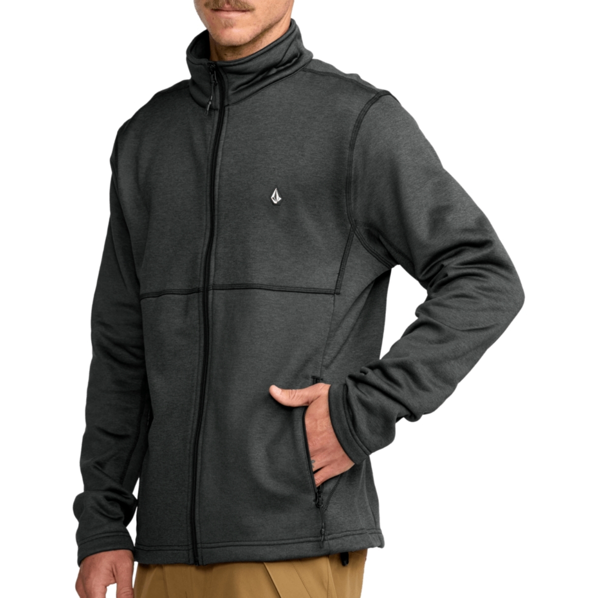 Volcom Mens Snowbound Fleece Fz