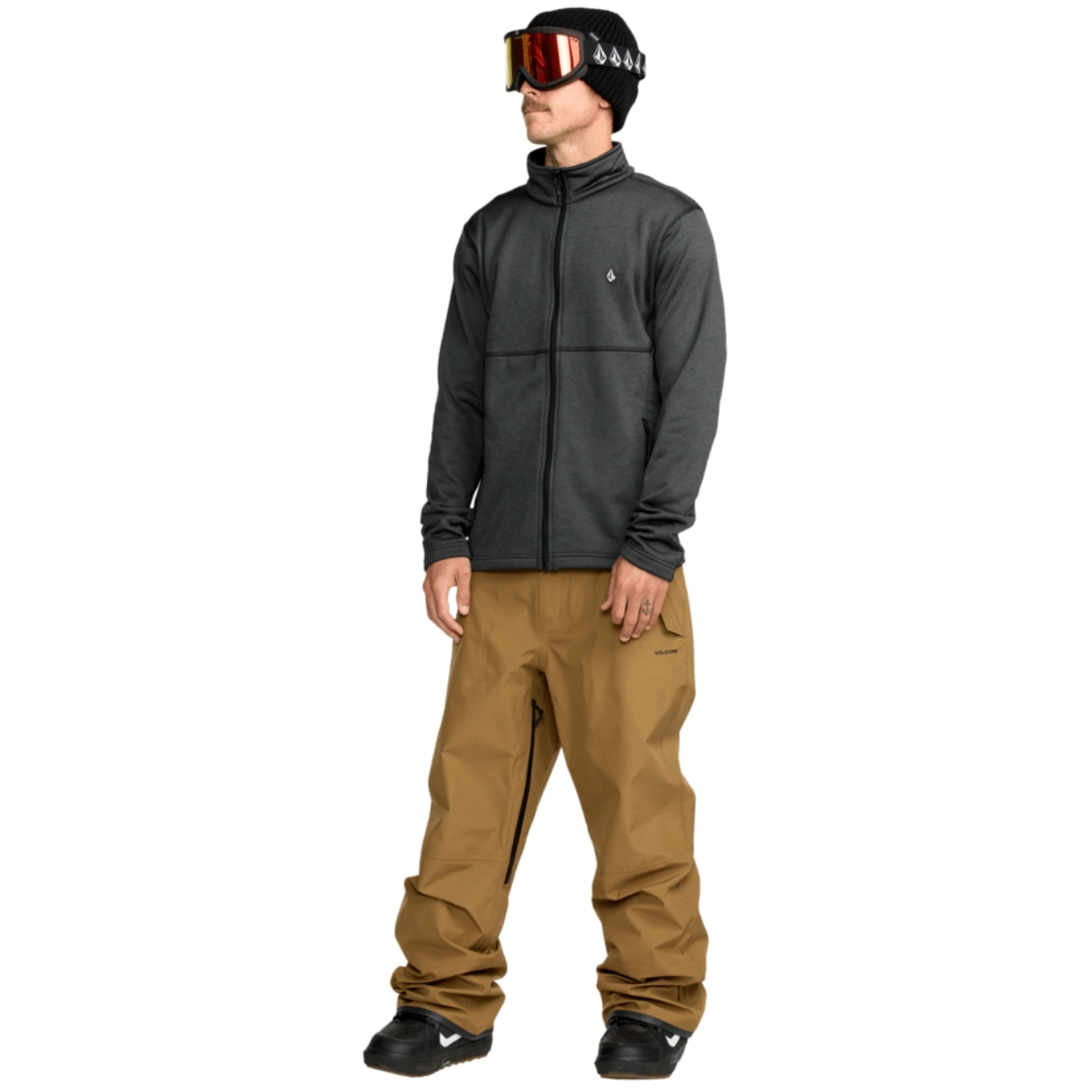 Volcom Mens Snowbound Fleece Fz