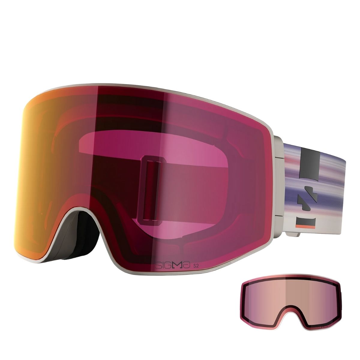 Salomon Sentry Prime Sigma Rainy Day _ Poppy Red Extra Lens