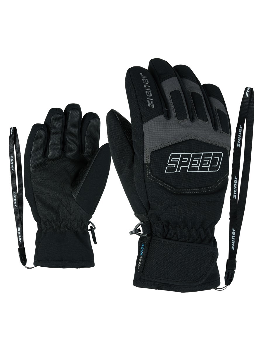Ziener Damen Skihandschuhe Winterhandschuhe KRISTALL AQUASHIELD® AW schwarz 