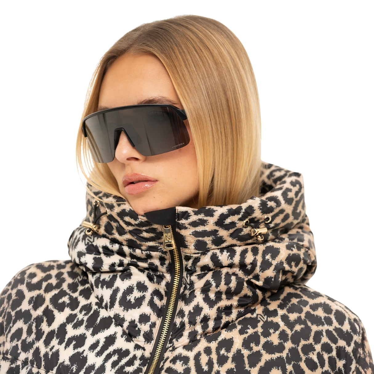 Nikkie Womens Newport Leopard Jacket