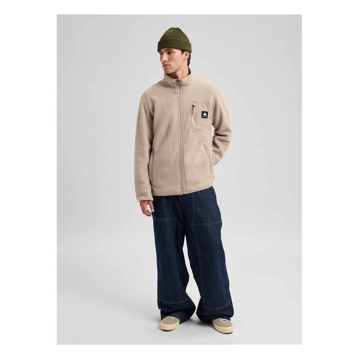 Burton Mens Cinder Full-Zip Fleece