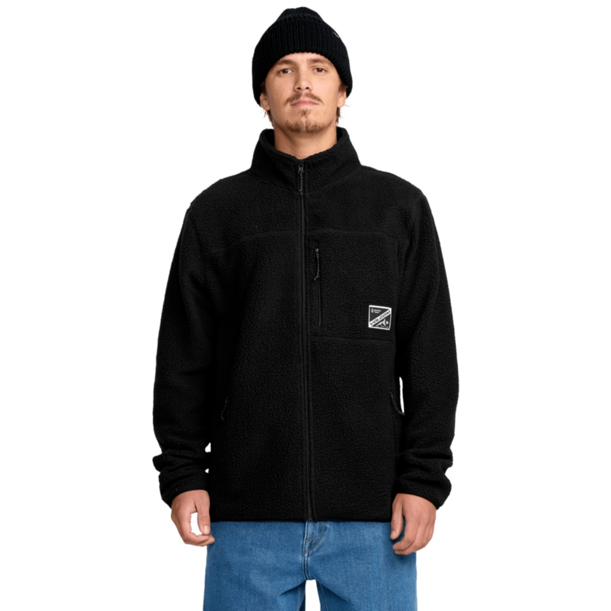 Volcom Mens Nelson Sherpa Full Zip