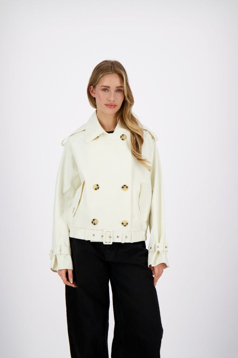 Airforce Womens Cropped Trenchcoat