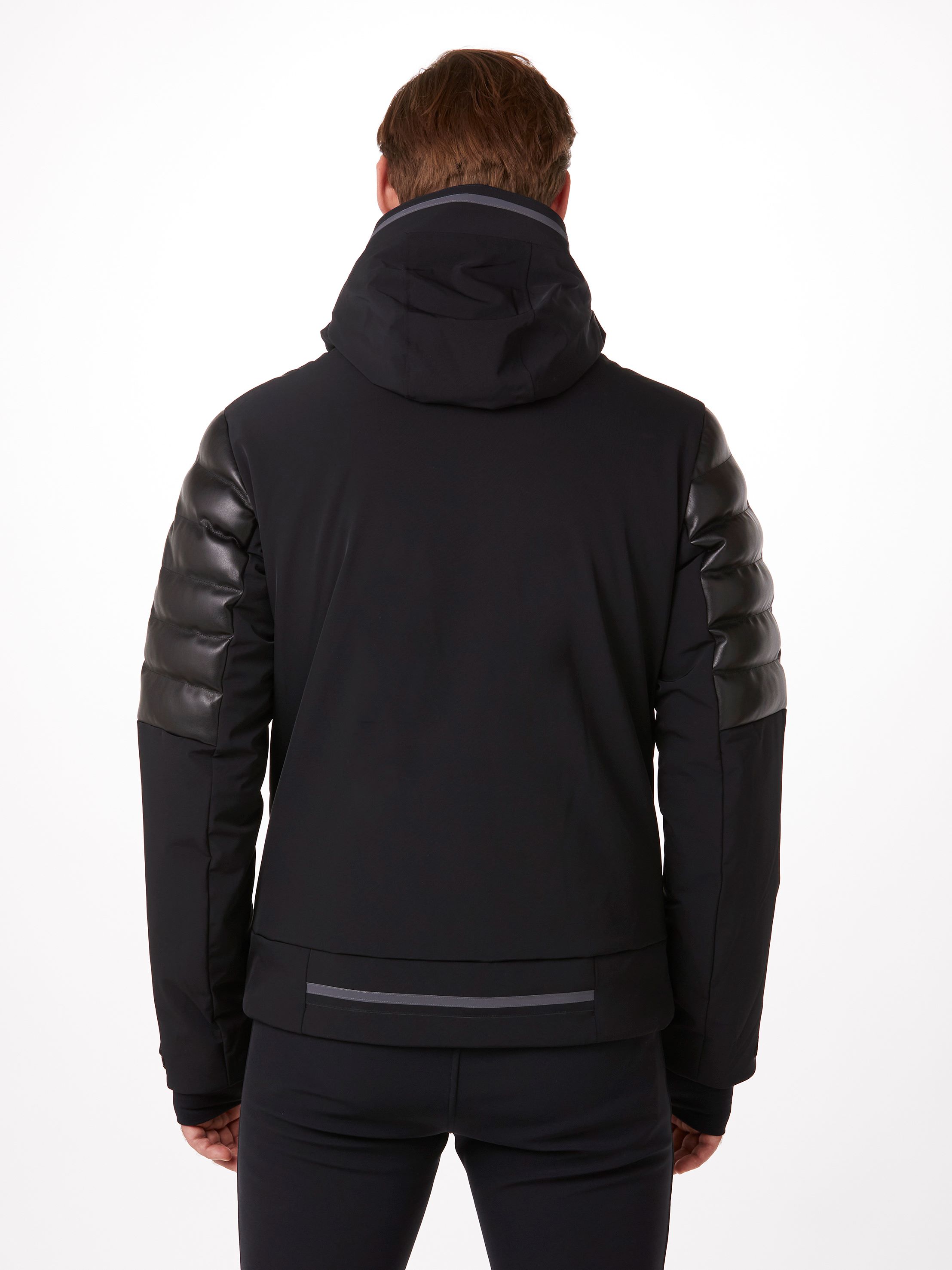 Toni Sailer Mens Lorenz Faux Leather Ski Jacket