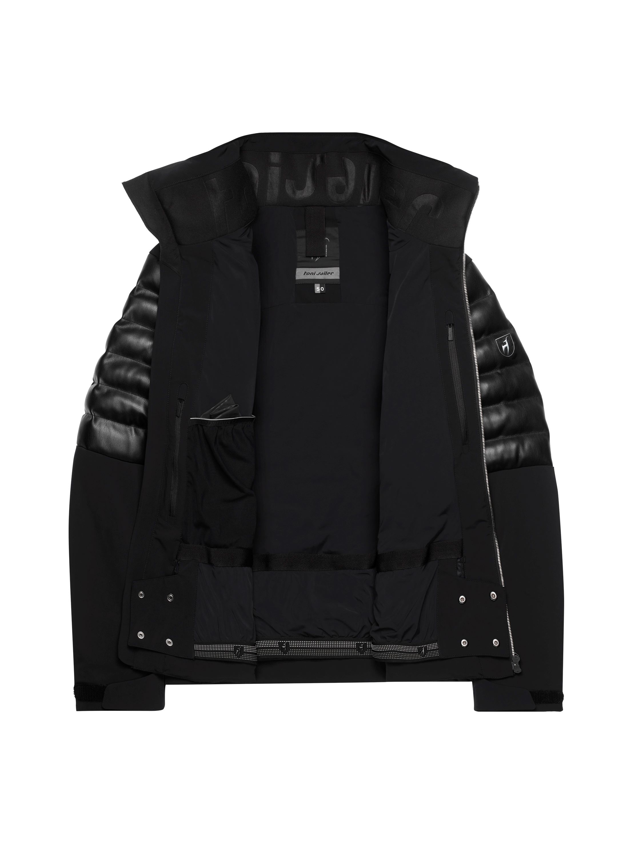 Toni Sailer Mens Lorenz Faux Leather Ski Jacket