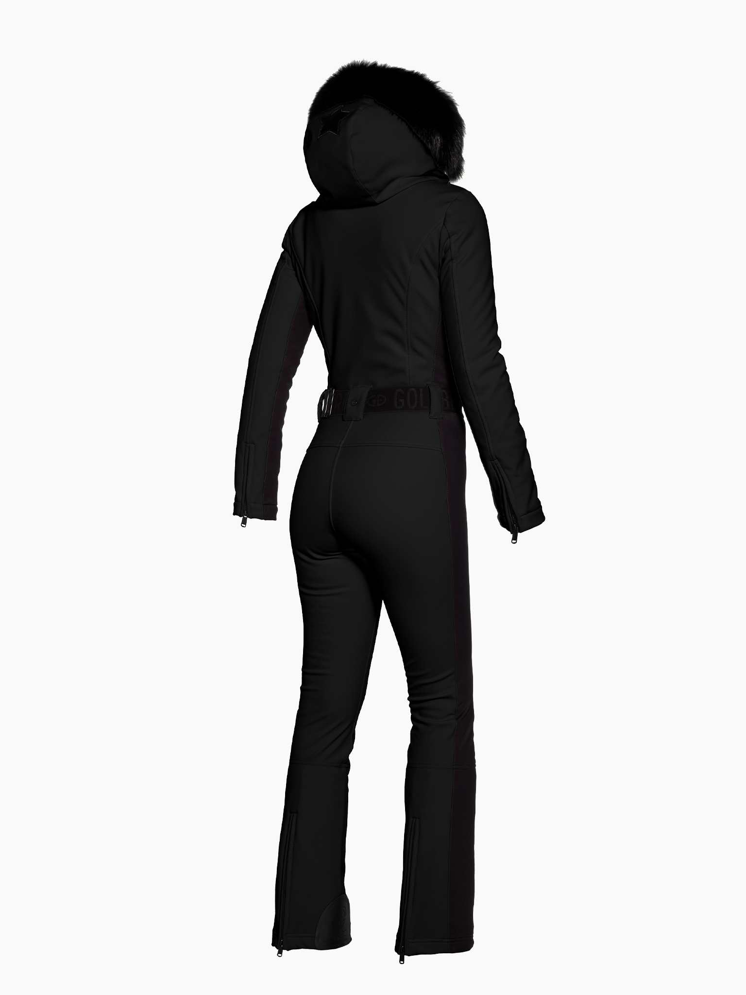 Goldbergh Womens Parry Long Faux Border Ski Suit 9000 black 36 8717566629270