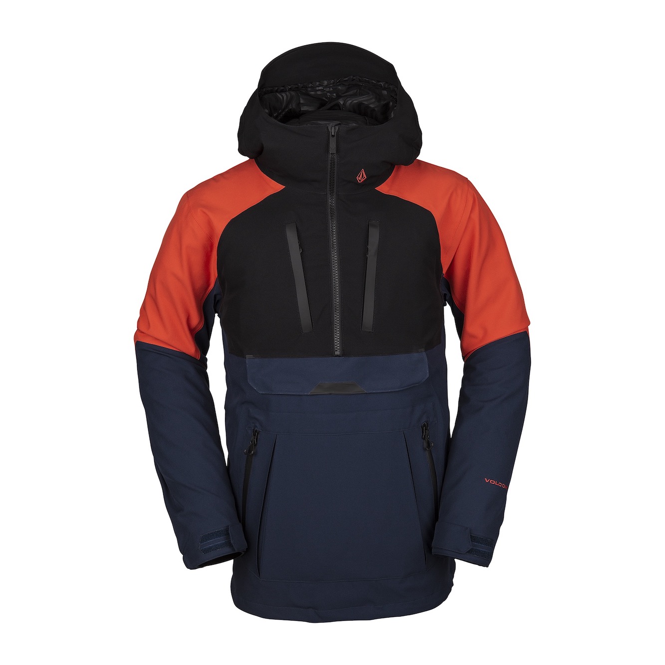 volcom brighton pullover snow jacket