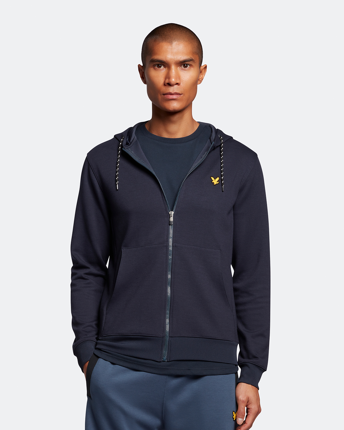 Lyle and Scott Full Zip Fly Fleece Hoodie 2023