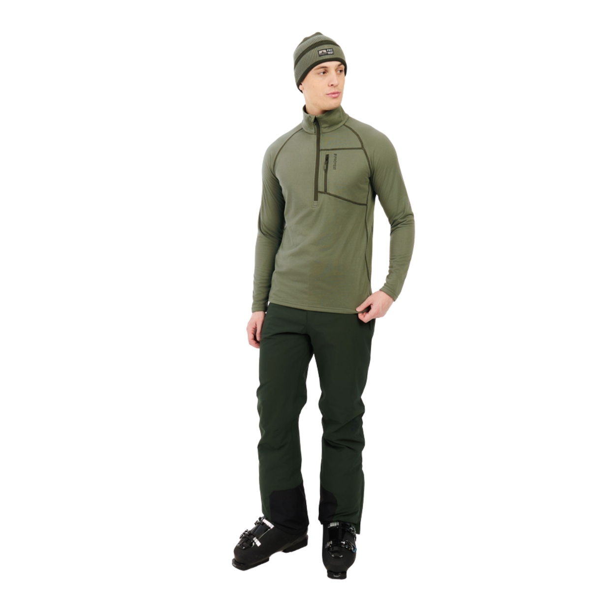 Protest Mens Prtrekody  1/4 Zip Active Top