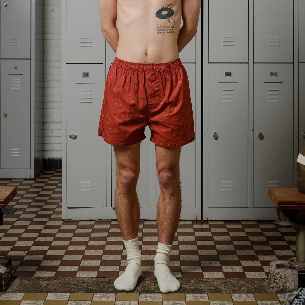 Pockies P's Allover Boxers - Red