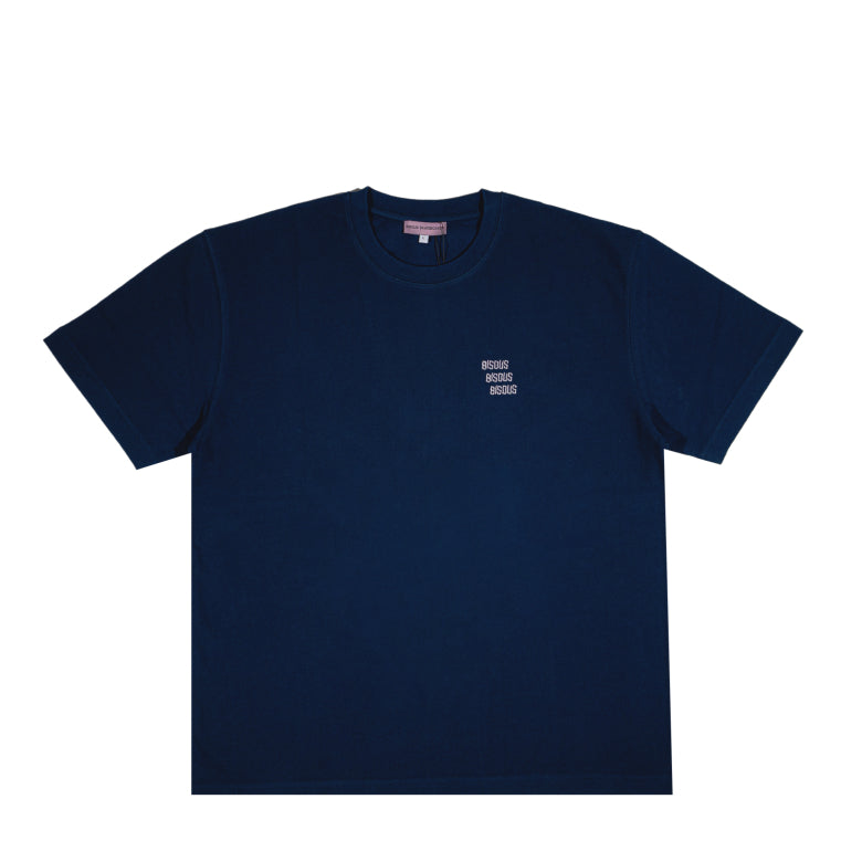 Bisous Skateboards T_shirts Piquet Basic Navy