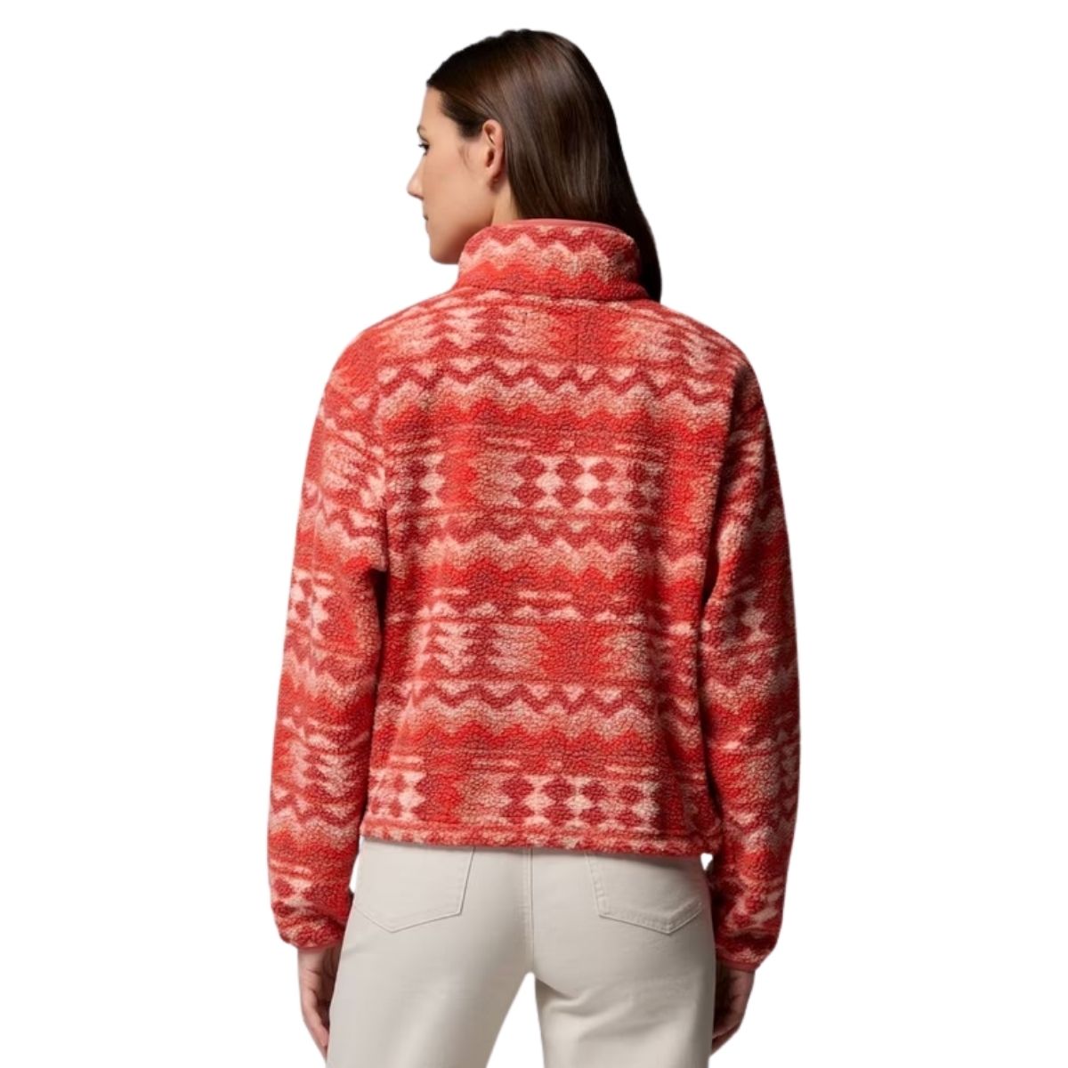 Columbia Womens Helvetia II Printed Cropped Half Snap