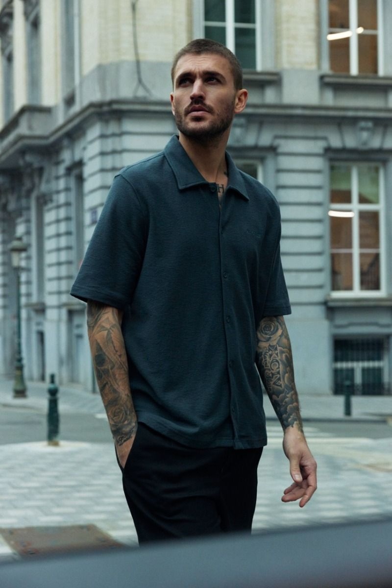 Airforce Mens Woven Short Sleeve Shirt Airforce Mens Woven Short Sleeve Shirt