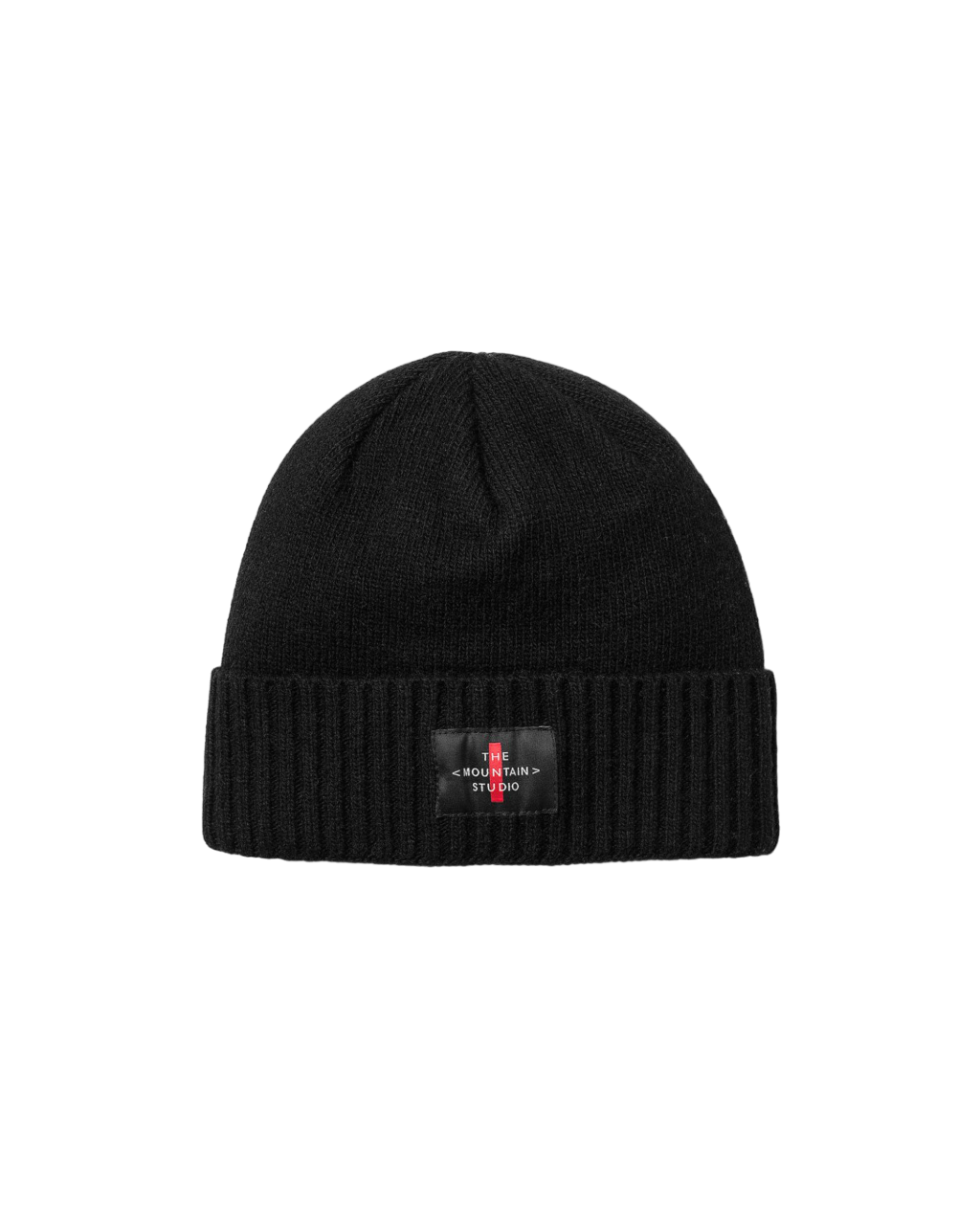 The Mountain Studio Cashmere Mix Cross Logo Beanie