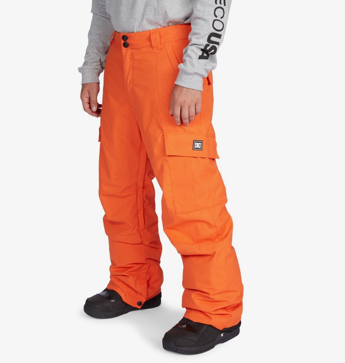12 DC Banshee Kids Snowboard Pants Orangeade Sz M 