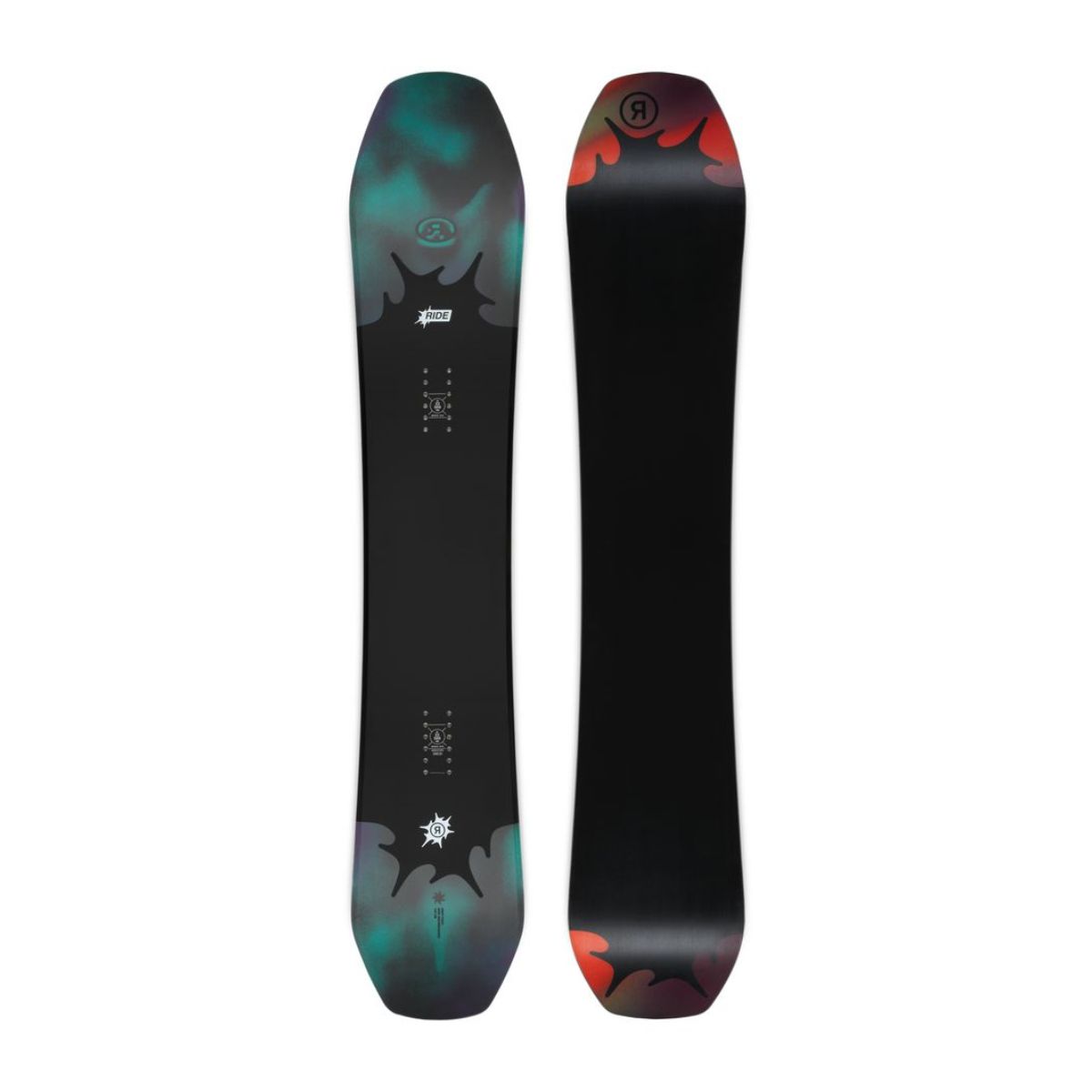 ride 157w snowboard Moderator 2025 Truly one board for everything Ride Deep Fake Snowboard Black