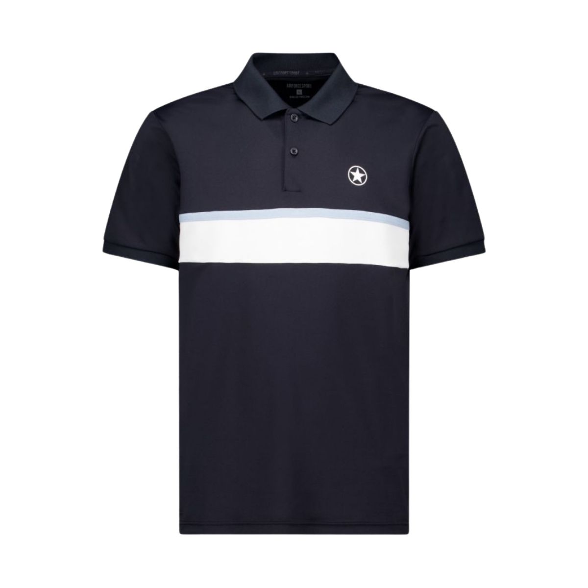 Airforce Mens Carlo Stripe Polo