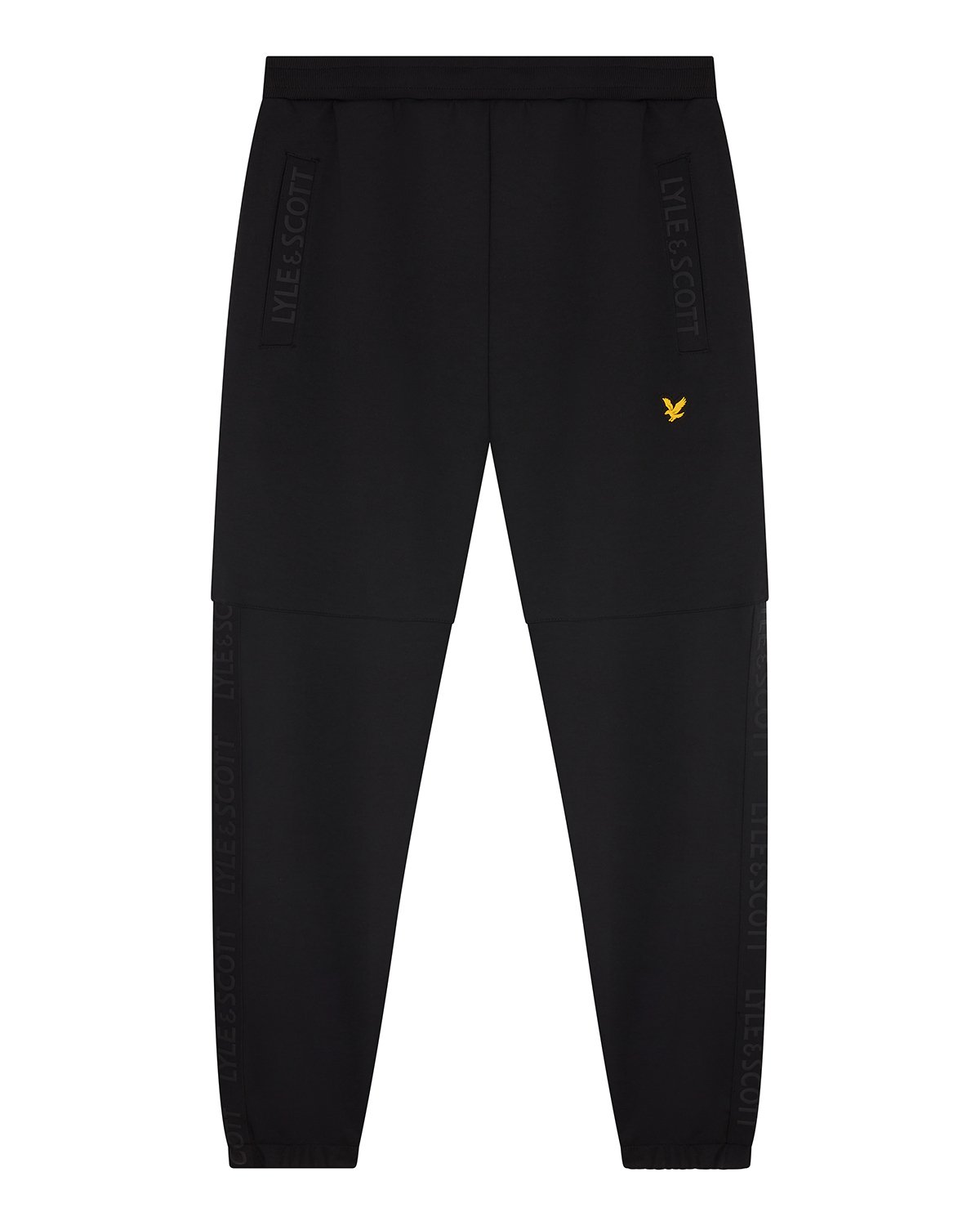 Lyle and Scott Pocket Branded Trackies 2023 z865 jet black M