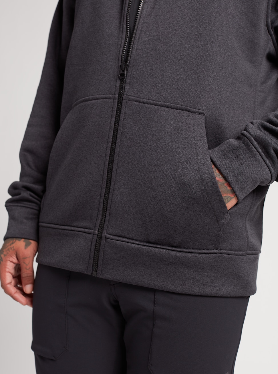 Burton Mens Burton Oak Full-Zip Hoodie