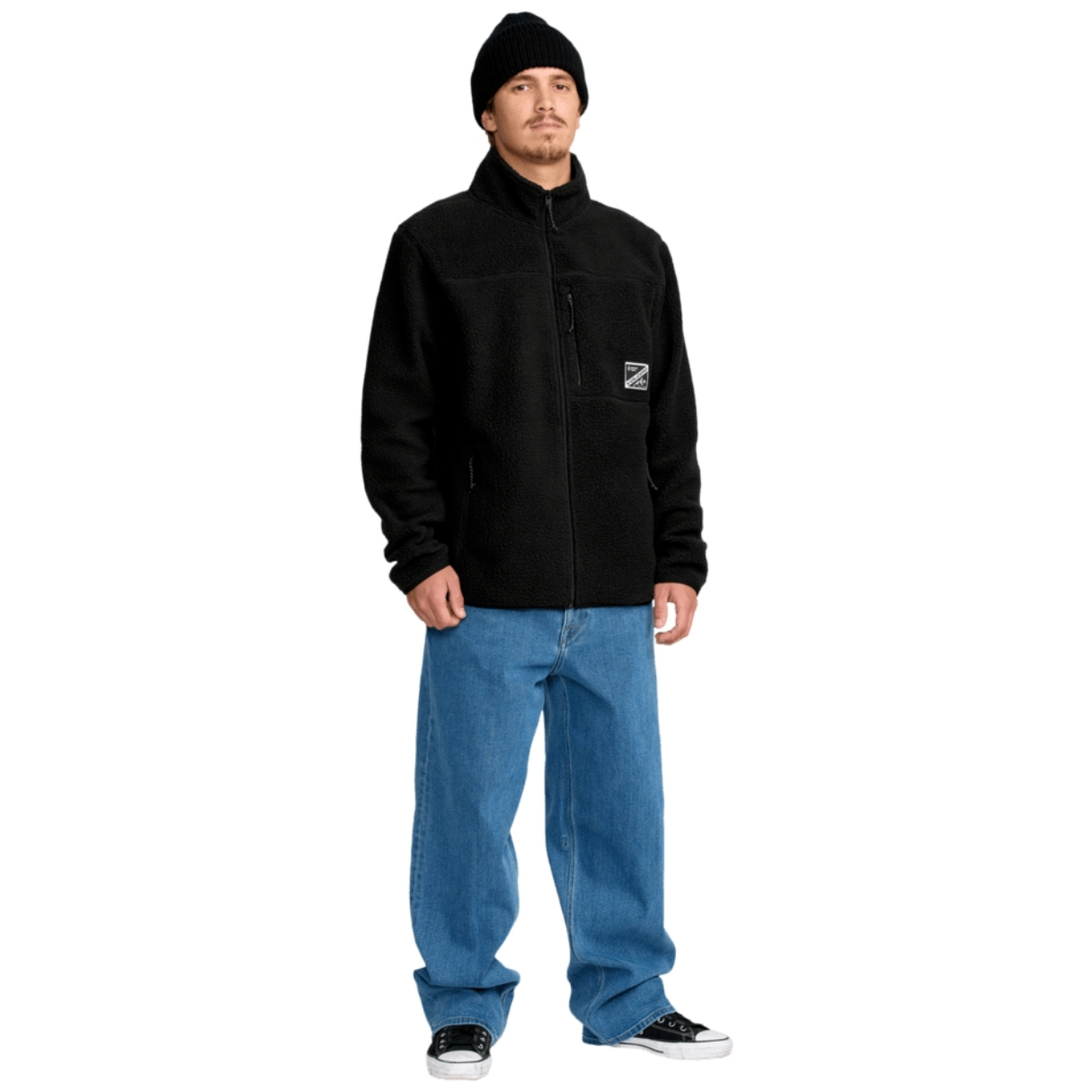 Volcom Mens Nelson Sherpa Full Zip