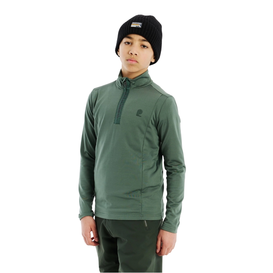 Protest Boys Rewillowy Jr 1/4 Zip Active Top 