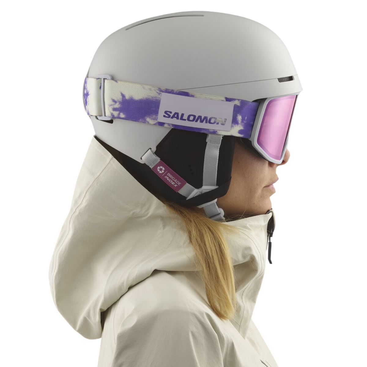 salomon brigade ski helmet Thanks to EPS4D technology Salomon Brigade Index | Grey