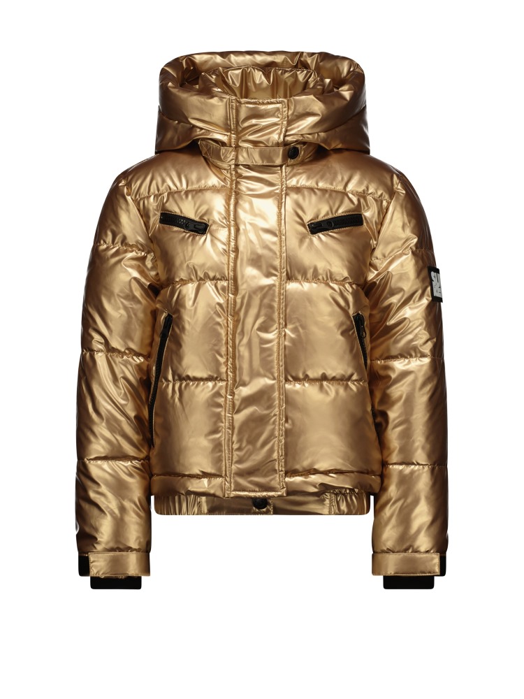 Superrebel Girls Spicy Metallic Hooded Ski Jacket