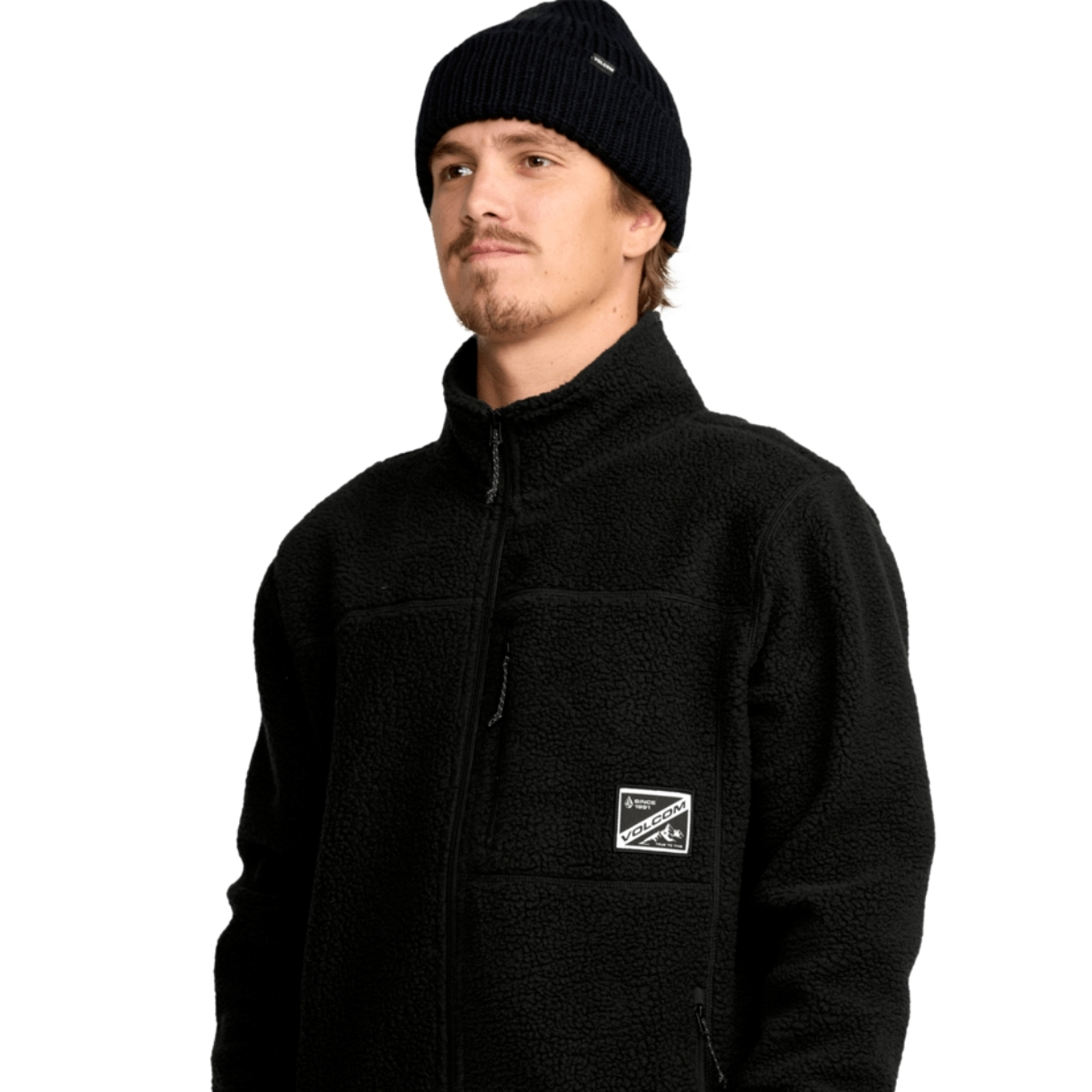 Volcom Mens Nelson Sherpa Full Zip